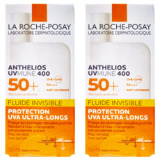 LA ROCHE POSAY 理膚寶水 安得利清爽極效夏卡防曬液 SPF50+ PA++++, 50ml, 2瓶