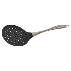 LifeHouse 不鏽鋼矽膠鍋鏟 漏勺, 耐溫可達260°C，食品級矽膠，專為不沾鍋設計, 1支