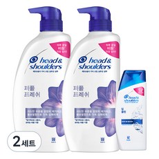 헤드앤숄더 퍼퓸 프레쉬 샴푸 750ml 2개 + 헤드앤숄더 딥클린 샴푸 90ml 1개, 2세트