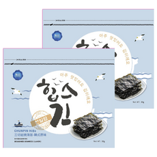 雋品 HiBs 三切岩燒海苔, 香酥脆入口即化，富含海洋精華蛋白質、礦物質和維生素, 韓式原味, 30g, 2包
