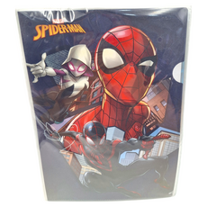 MARVEL 漫威 SPIDER-MAN 蜘蛛人 強力L型夾 Set 6片, 蜘蛛人 大臉深藍色, 1包