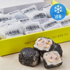 시루아네 흑임자 두텁떡 개별포장 (냉동), 60g, 16개