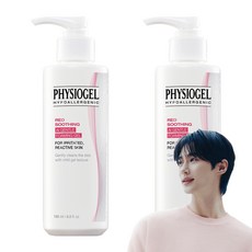 피지오겔 레드 수딩 에이아이 젠틀 포밍 젤 클렌징젤, 180ml, 2개