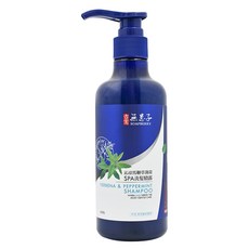 SOAPBERRY 古寶無患子 馬鞭草薄荷SPA洗髮精, 沁涼頭皮身體, 雙薄荷精華, 清爽舒適, 舒緩肌膚不適, 呵護健康, 450g, 1瓶