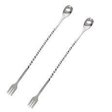 호레카 바스푼 롱스푼 26cm, 실버, 2개