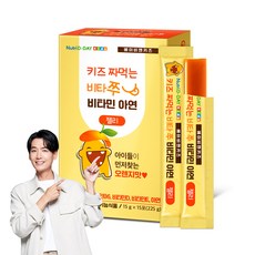 뉴트리디데이 키즈 짜먹는 비타쭈 비타민 아연 젤리 15p, 225g, 1개 225g × 1개 섬네일