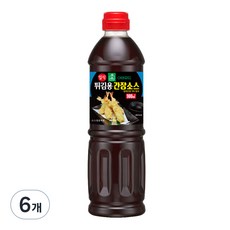 이엔 일식 튀김용 간장 소스, 900ml, 6개