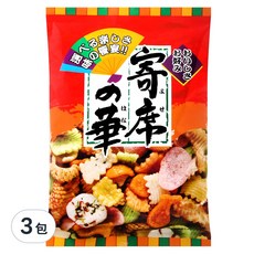 神田製菓 綜合點心米果, 鹹香夠味 熱銷米果, 72g, 3包