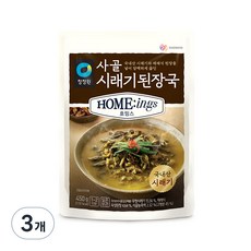 청정원 호밍스 사골 시래기된장국, 450g, 3개