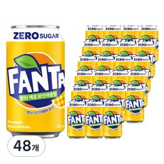 환타 제로 파인애플향, 350ml, 48개