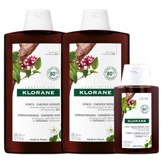 KLORANE 蔻蘿蘭 養髮洗髮精 400ml 2瓶+100ml, 900ml, 1組