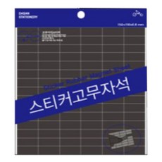 다산사무기 스티커 고무자석 25 x 10 x 90 pcs