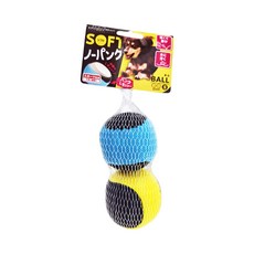 DoggyMan 多格漫 犬用耐咬軟式球型玩具2入組, 85772, 1組