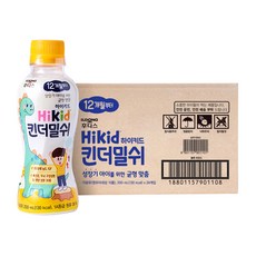 후디스 하이키드 유아 킨더밀쉬 200ml, 우유, 24개