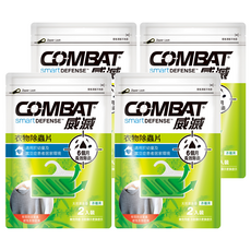 COMBAT 威滅 衣物除蟲片 衣櫃用 吊掛式 6個月長效除蟲, 4包