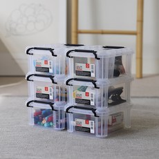 아이리스 하이엔드 버클 리빙박스 BL시리즈, 투명, 1.5L, 6개