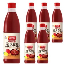 해찬들 새콤달콤 초고추장, 1.05kg, 6개