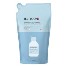 일리윤 세라마이드 아토 6.0 탑투토 워시 무향 리필, 500ml, 1개