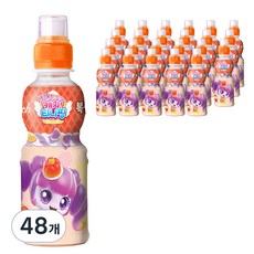 웅진 캐치 티니핑 복숭아맛, 200ml, 48개