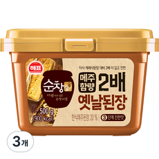 해표 순창궁 옛날된장, 500g, 3개