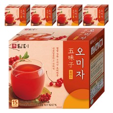 담터 오미자 플러스 과실차, 18g, 15개입, 5개