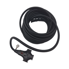 ADAMOUTDOOR 戶外延長動力線, 10m, 黑色, 1條