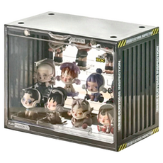 Mega POP潮玩壓克力公仔展示盒, 黑色, 30x23.5x17公分, 1個