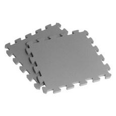 新生活家 EVA素面巧拼地墊 Set 40, 32 x 32 x 1cm, 灰色, 1組