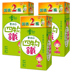 李時珍 青木瓜四物鐵飲 (6+2瓶裝), 8入, 50ml, 3盒
