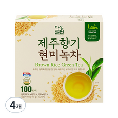 다농원 제주향기 현미녹차, 1.5g, 100개입, 4개