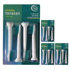 Toothcare 필립스 음파전동칫솔호환모 4p, 4개입