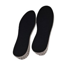FANCY LIFE 增高鞋墊 全墊4.5cm 黑灰色 舒適透氣增高鞋墊, 4.5cm, 1雙