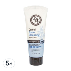 이너프 6가지 곡물로만든 순 폼클렌징, 180ml, 5개