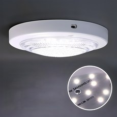 LED圓形玄關樓梯走廊陽台15W乾式感應燈, 1個, 日光（白色）