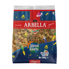 ARBELLA 阿貝拉 太空造型三色麵, 350g, 杜蘭小麥粉, 1包