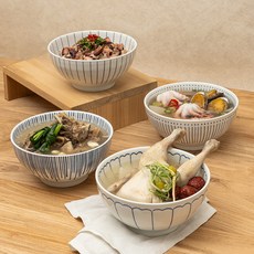 Moru日式陶瓷麵碗 4件組, 檀香波 + 花 + 小櫻 + 雫, 1組