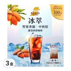NESCAFE 雀巢咖啡 冰萃濾袋研磨咖啡, 10g, 8包, 3盒