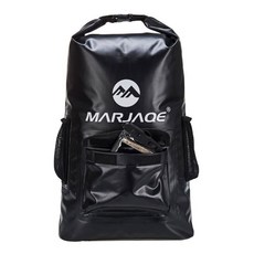 Marjaqe 戶外休閒用品雙肩防水包, 22L, 黑色, IPX6防水等級, 60 x 42cm
