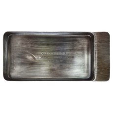POST GEnERAL 工業風不銹鋼矩形托盤, W210 x D100 x H10mm, 120g, 矩形