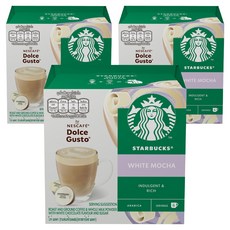 스타벅스 화이트모카 캡슐커피, 5.5g, 12개입, 3개