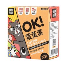 LitoMON 怪獸部落 OK葉黃素 30包, 維護眼睛健康, 1盒