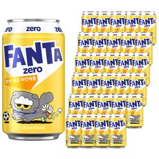 환타 제로 파인애플 탄산음료, 350ml, 48개