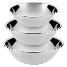 STA AMI 不鏽鋼鐵盆 3件組, 攪拌碗24cm+27cm+30cm, 1組