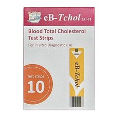 eBmonitor 醫必 Tchol 暐世 膽固醇總量試紙 LC-01 Set 20 (2組), 10片, 1組