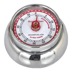 DULTON 磁吸廚房計時器 70 x 30mm 158g, 銀色, 1個