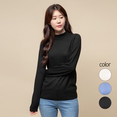 캐럿 여성용 모크넥 스웨터