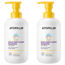 ATOPALM 愛多康 嬰兒頭皮深層清潔洗髮精, 460ml, 2個