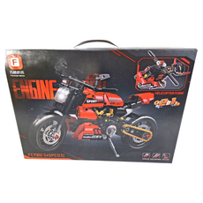 FORANGE BLOCK 方橙積木 變形機車 FC9302, 545PCS, 6歲+, 紅色, 1盒