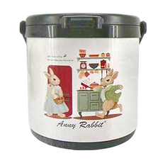 Anny Rabbit 安妮兔 節能燜燒鍋 0.1-3.4L, 內鍋304不鏽鋼, 外殼PP材質, 20.3cm, GU-341, 1個