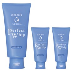 센카 퍼펙트 휩 페이셜 워시, 120g, 3개